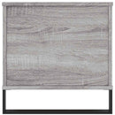 vidaXL szürke sonoma színű szerelt fa dohányzóasztal 90x44,5x45 cm