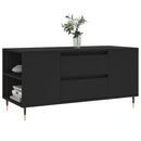 vidaXL fekete szerelt fa dohányzóasztal 102x44,5x50 cm