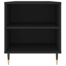 vidaXL fekete szerelt fa dohányzóasztal 102x44,5x50 cm