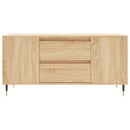 vidaXL sonoma tölgy színű szerelt fa dohányzóasztal 102 x 44,5 x 50 cm