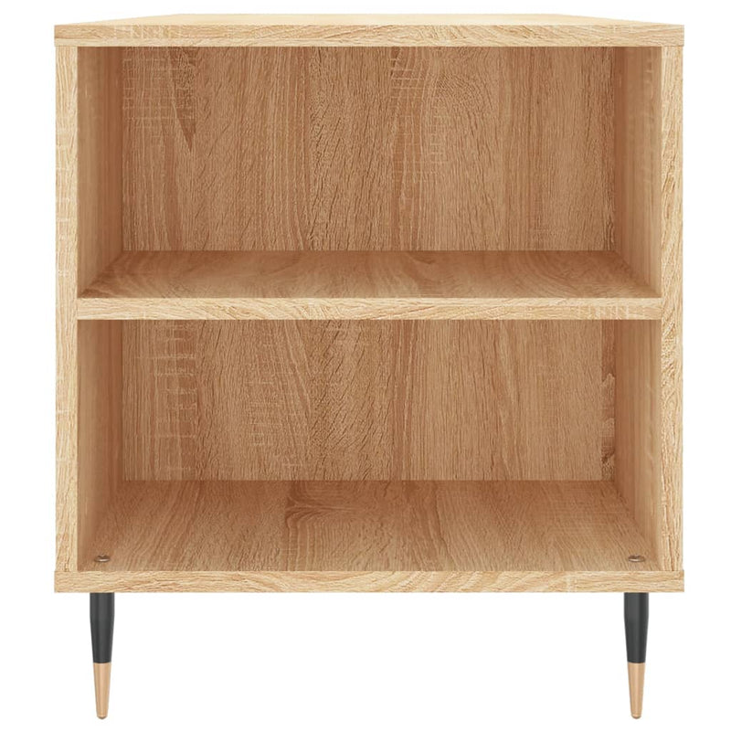 vidaXL sonoma tölgy színű szerelt fa dohányzóasztal 102 x 44,5 x 50 cm