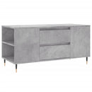 vidaXL betonszürke szerelt fa dohányzóasztal 102x44,5x50 cm