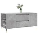 vidaXL betonszürke szerelt fa dohányzóasztal 102x44,5x50 cm