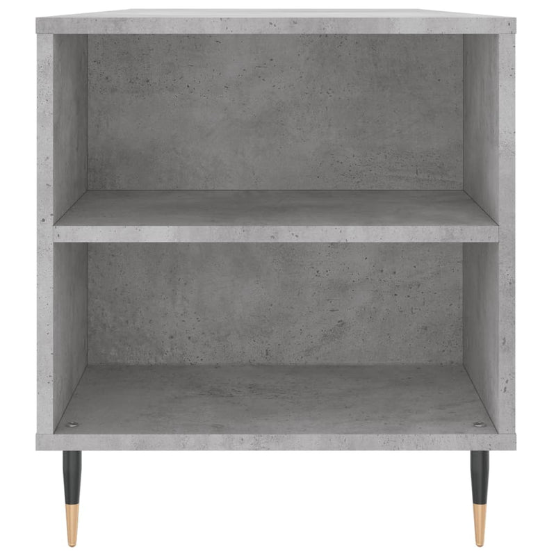 vidaXL betonszürke szerelt fa dohányzóasztal 102x44,5x50 cm
