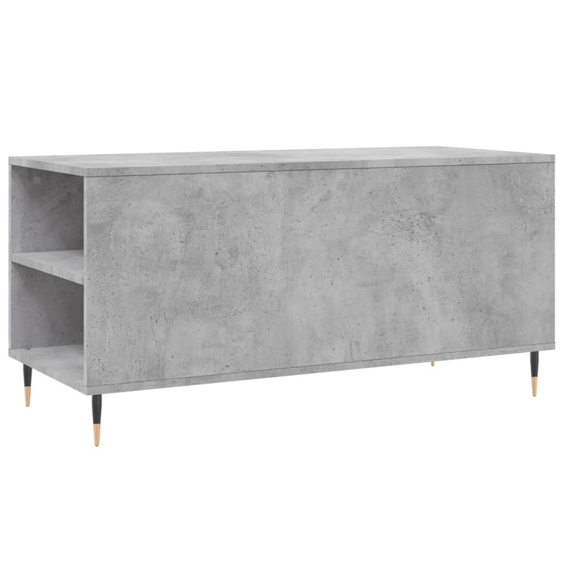 vidaXL betonszürke szerelt fa dohányzóasztal 102x44,5x50 cm