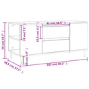 vidaXL betonszürke szerelt fa dohányzóasztal 102x44,5x50 cm