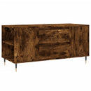 vidaXL füstös tölgy színű szerelt fa dohányzóasztal 102x44,5x50 cm