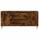 vidaXL füstös tölgy színű szerelt fa dohányzóasztal 102x44,5x50 cm