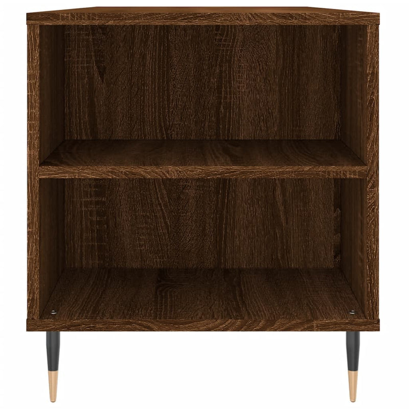 vidaXL barna tölgyszínű szerelt fa dohányzóasztal 102 x 44,5 x 50 cm
