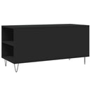 vidaXL fekete szerelt fa dohányzóasztal 102x44,5x50 cm