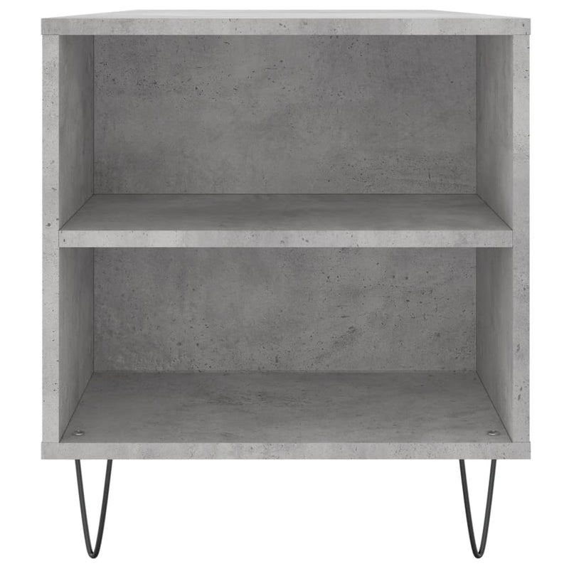 vidaXL betonszürke szerelt fa dohányzóasztal 102x44,5x50 cm