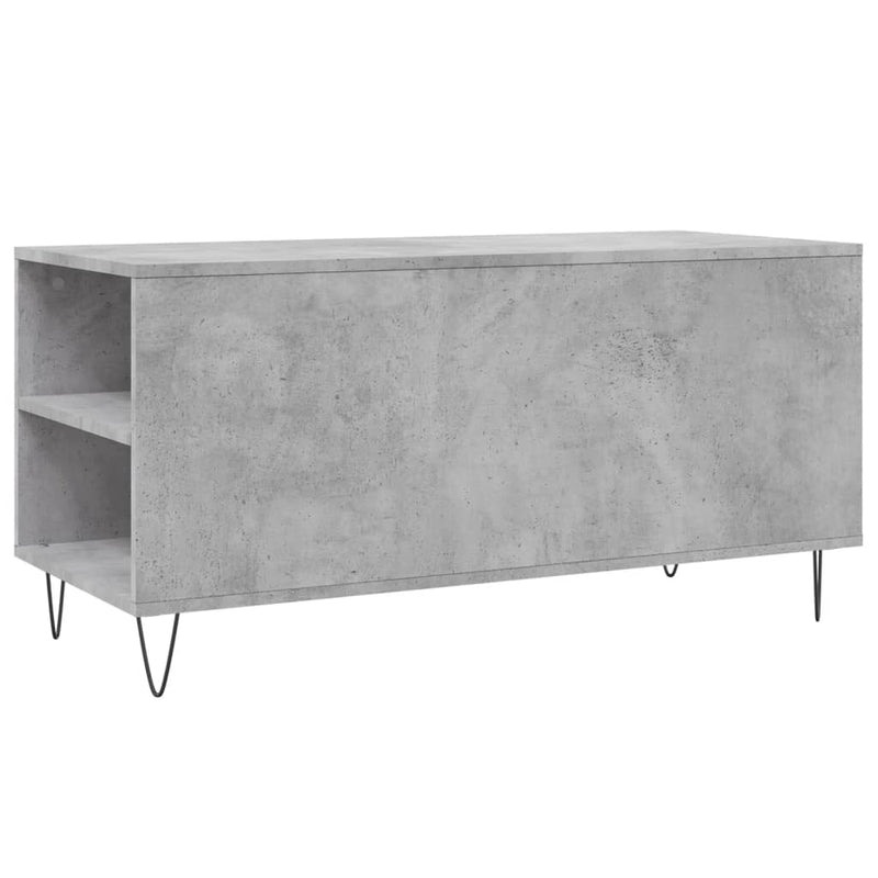 vidaXL betonszürke szerelt fa dohányzóasztal 102x44,5x50 cm