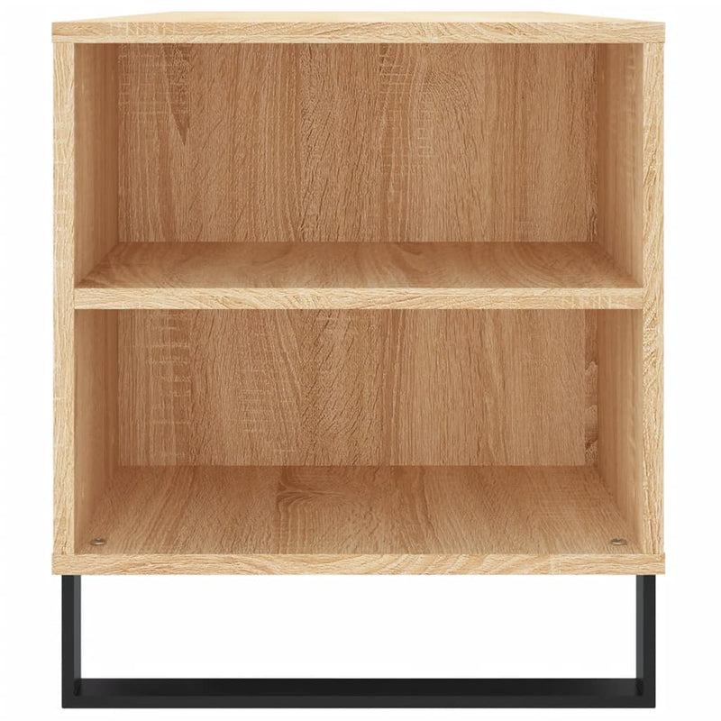 vidaXL sonoma tölgy színű szerelt fa dohányzóasztal 102 x 44,5 x 50 cm