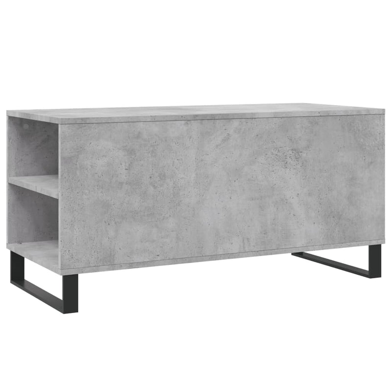 vidaXL betonszürke szerelt fa dohányzóasztal 102x44,5x50 cm