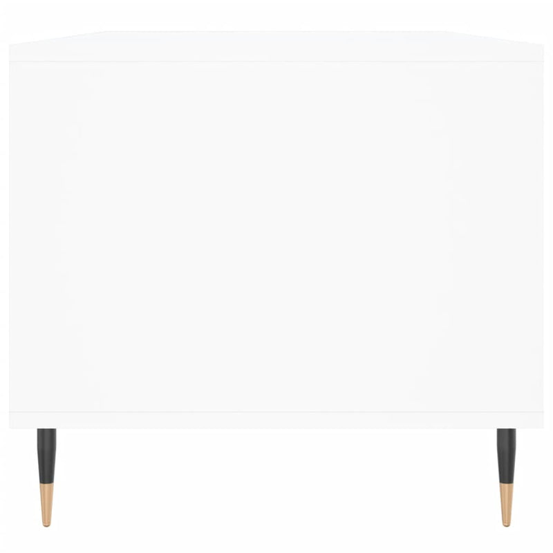 vidaXL fehér szerelt fa dohányzóasztal 90x49x45 cm