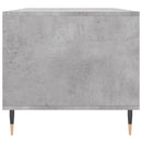 vidaXL betonszürke szerelt fa dohányzóasztal 90x49x45 cm