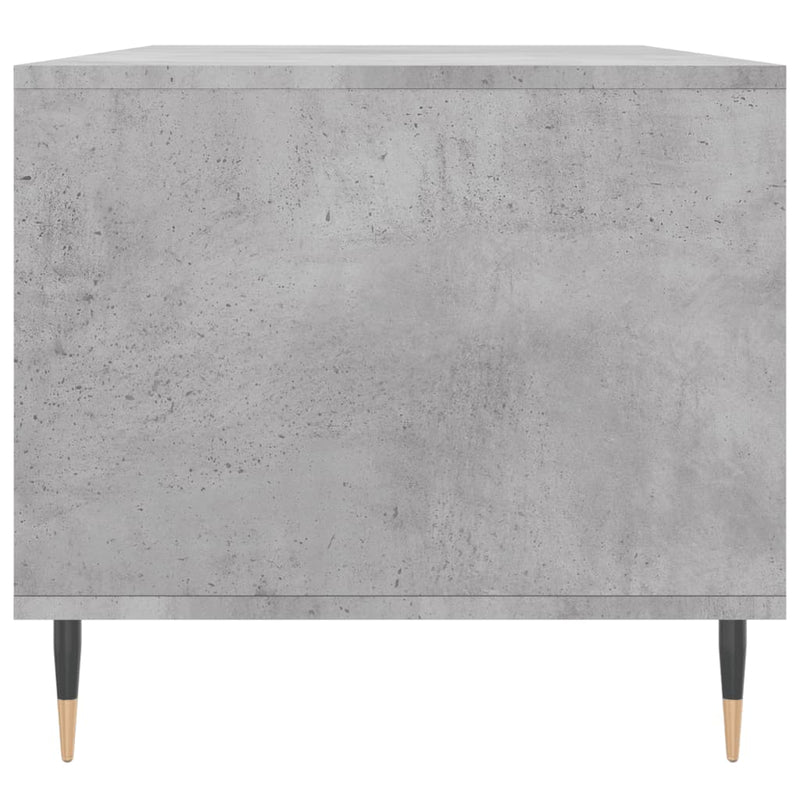 vidaXL betonszürke szerelt fa dohányzóasztal 90x49x45 cm