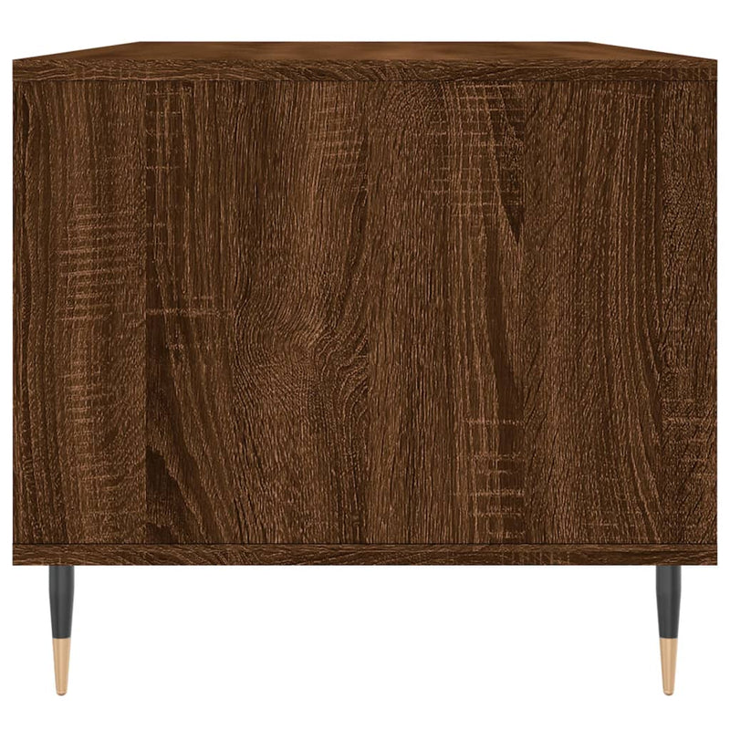 vidaXL barna tölgyszínű szerelt fa dohányzóasztal 90x49x45 cm