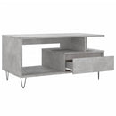 vidaXL betonszürke szerelt fa dohányzóasztal 90x49x45 cm