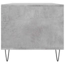 vidaXL betonszürke szerelt fa dohányzóasztal 90x49x45 cm