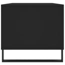 vidaXL fekete szerelt fa dohányzóasztal 90 x 49 x 45 cm