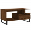 vidaXL barna tölgyszínű szerelt fa dohányzóasztal 90x49x45 cm