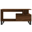 vidaXL barna tölgyszínű szerelt fa dohányzóasztal 90x49x45 cm
