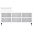 vidaXL magasfényű fehér szerelt fa cipősszekrény 102x36x60 cm