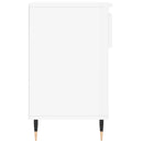 vidaXL magasfényű fehér szerelt fa cipősszekrény 102x36x60 cm