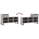 vidaXL szürke sonoma színű szerelt fa cipősszekrény 102x36x60 cm