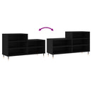 vidaXL fekete szerelt fa cipősszekrény 102x36x60 cm
