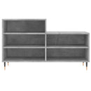 vidaXL betonszürke szerelt fa cipőszekrény 102x36x60 cm
