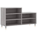 vidaXL szürke sonoma színű szerelt fa cipősszekrény 102x36x60 cm
