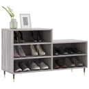 vidaXL szürke sonoma színű szerelt fa cipősszekrény 102x36x60 cm
