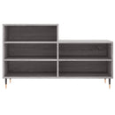 vidaXL szürke sonoma színű szerelt fa cipősszekrény 102x36x60 cm