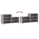 vidaXL szürke sonoma színű szerelt fa cipősszekrény 102x36x60 cm