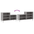 vidaXL szürke sonoma színű szerelt fa cipősszekrény 102x36x60 cm