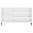 vidaXL magasfényű fehér szerelt fa cipősszekrény 102x36x60 cm