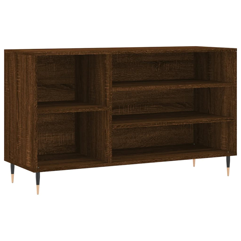 vidaXL barna tölgyszínű szerelt fa cipősszekrény 102x36x60 cm