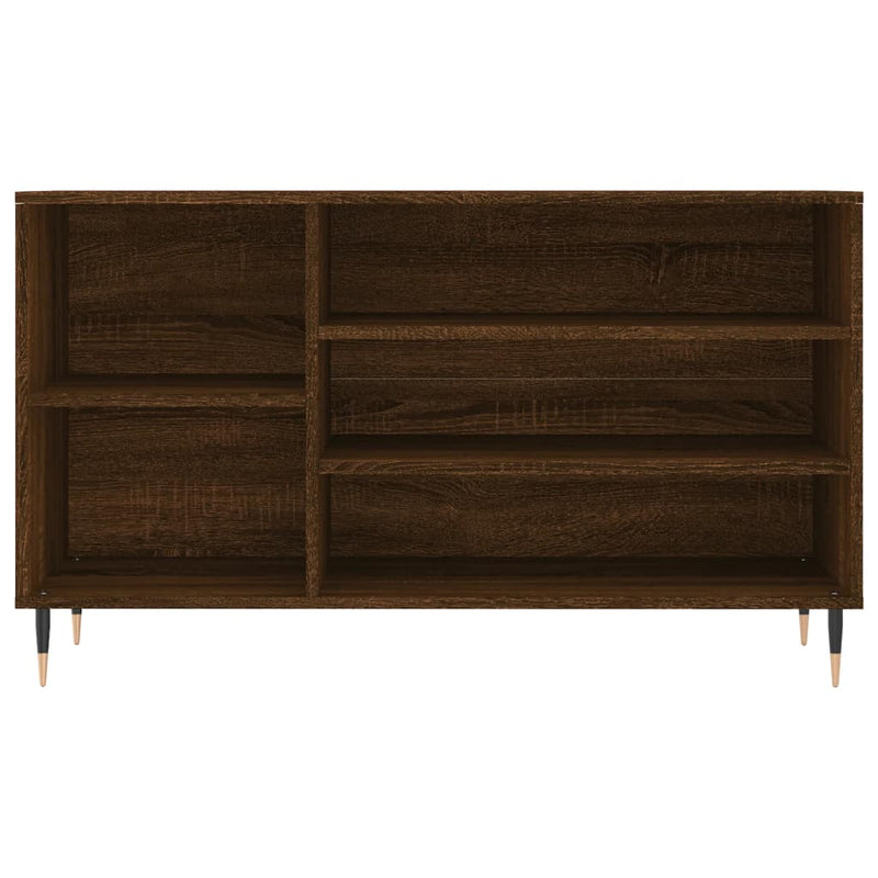 vidaXL barna tölgyszínű szerelt fa cipősszekrény 102x36x60 cm