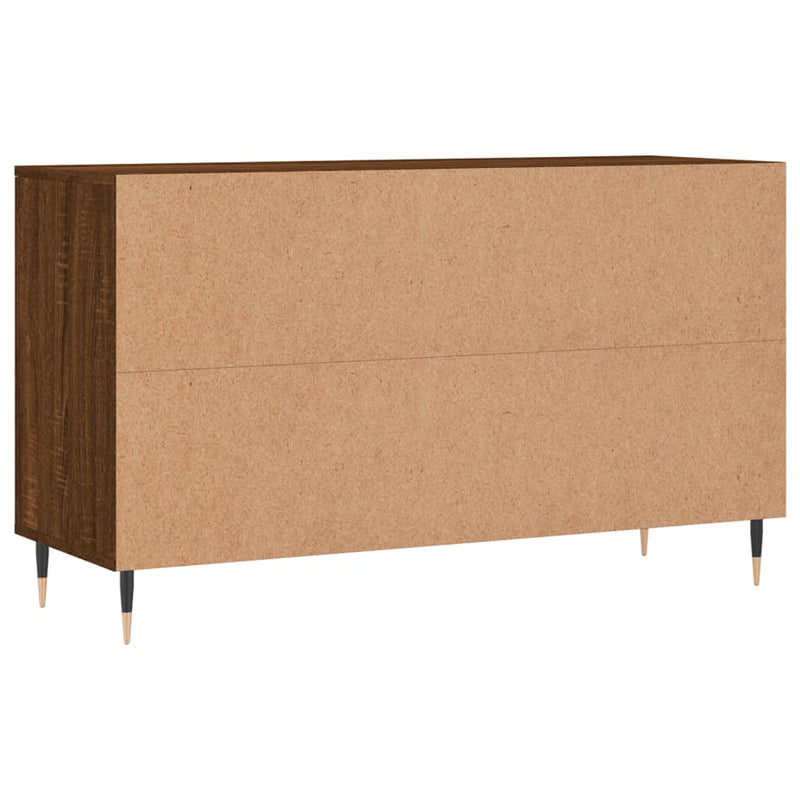 vidaXL barna tölgyszínű szerelt fa cipősszekrény 102x36x60 cm