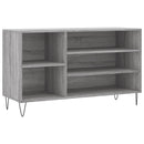 vidaXL szürke sonoma színű szerelt fa cipősszekrény 102x36x60 cm