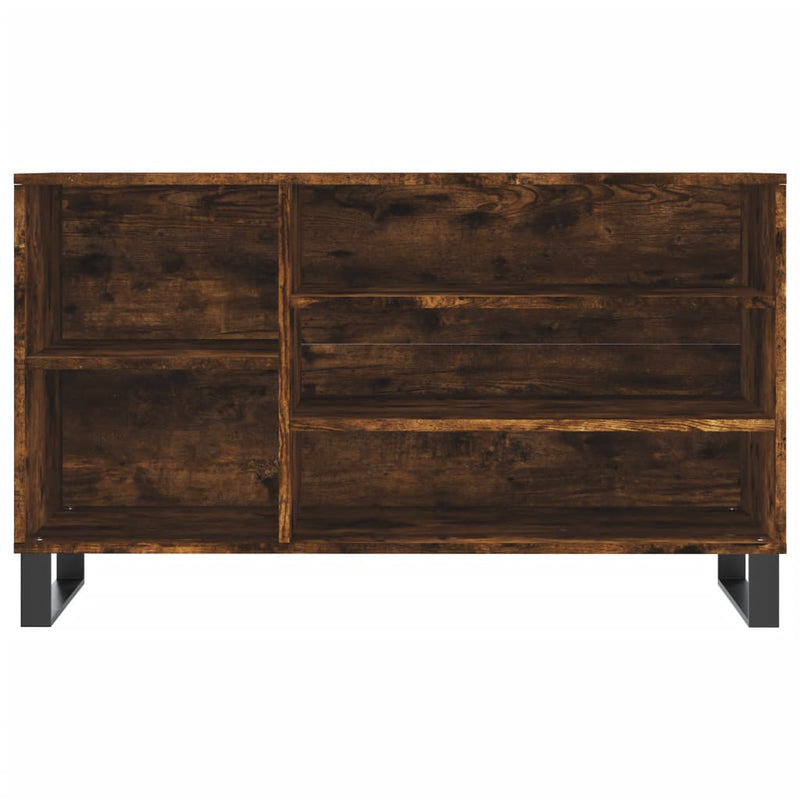 vidaXL füstös tölgy színű szerelt fa cipősszekrény 102 x 36 x 60 cm