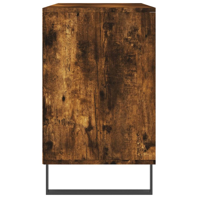 vidaXL füstös tölgy színű szerelt fa cipősszekrény 102 x 36 x 60 cm