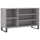 vidaXL szürke sonoma színű szerelt fa cipősszekrény 102x36x60 cm