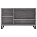 vidaXL szürke sonoma színű szerelt fa cipősszekrény 102x36x60 cm