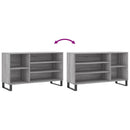 vidaXL szürke sonoma színű szerelt fa cipősszekrény 102x36x60 cm