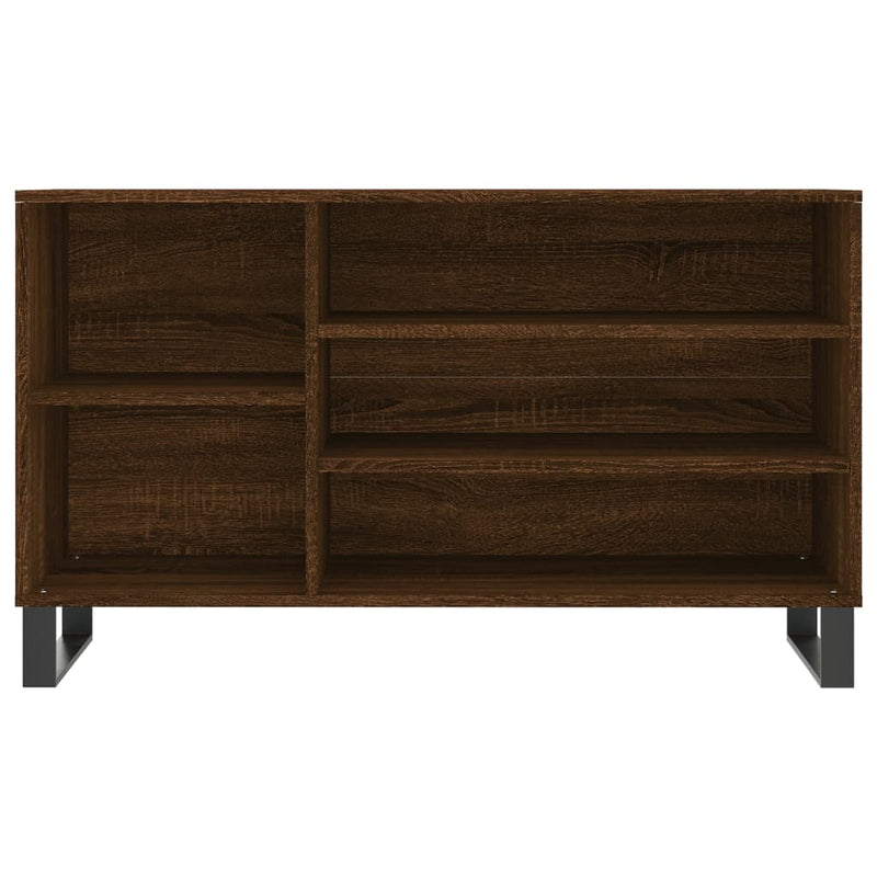 vidaXL barna tölgyszínű szerelt fa cipősszekrény 102x36x60 cm