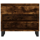 vidaXL füstös tölgy színű szerelt fa cipősszekrény 70 x 36 x 60 cm