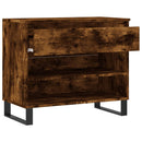 vidaXL füstös tölgy színű szerelt fa cipősszekrény 70 x 36 x 60 cm